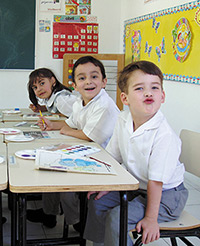 Kids in classroom