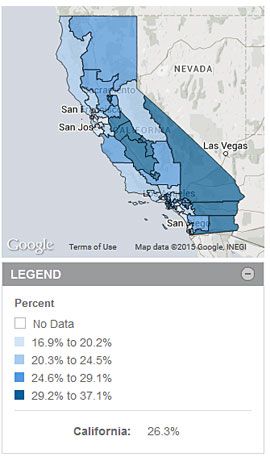 Food Insecure Households, by Legislative District