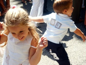 Children Playing Outdoors